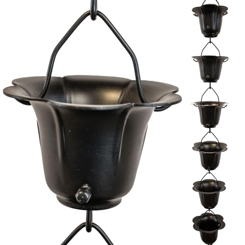 Flower Cups Rain Chain