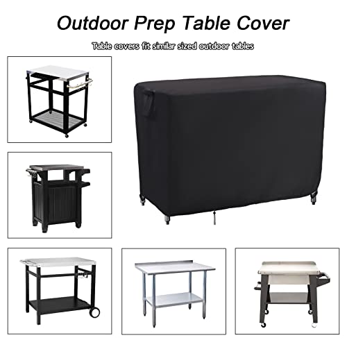 Outdoor Prep Table Cover for Cart Table 52''L x 24''W x 35''H