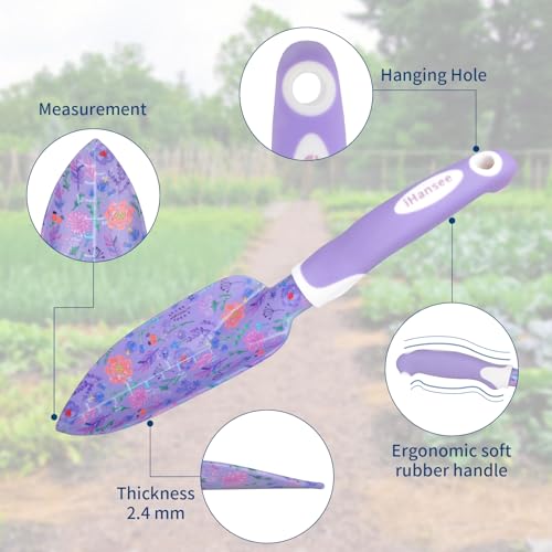 Purple Garden Tools Set 10 Pieces (purple)