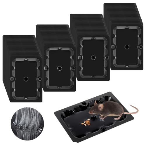 100 Pack Mouse Glue Traps (Black)