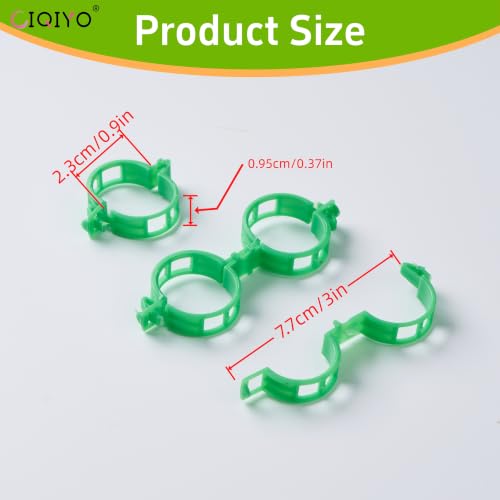 Plant Support Clips (Light Green)