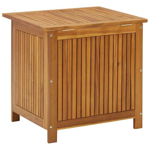 Garden Storage Box 23.6"x19.7"x22.8" Solid Wood Acacia (23.6" x 19.7" x 22.8")
