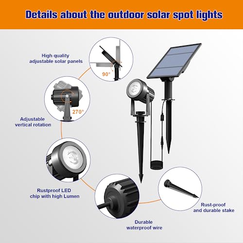 Solar Spot Lights Outdoor 4 (4.1 Count)