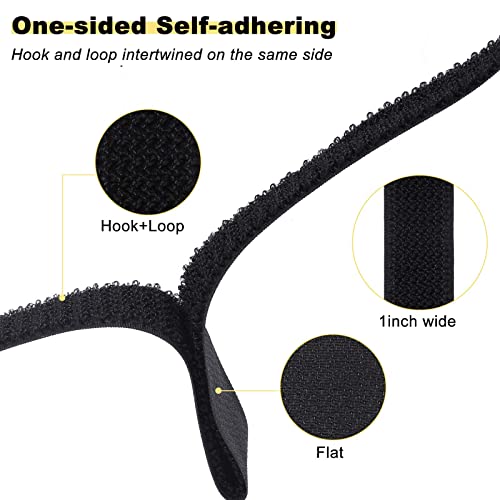 1"x32ft Hook and Loop Straps with 50 Metal Buckles (50 Count)