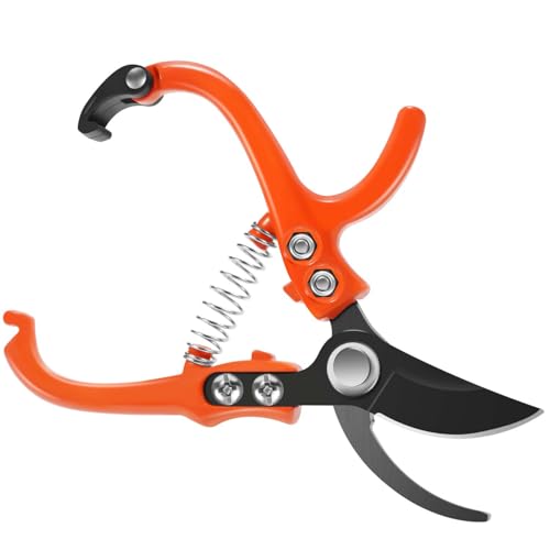 6.3" Garden Scissors for Plant (Curved Blade(Bypass))