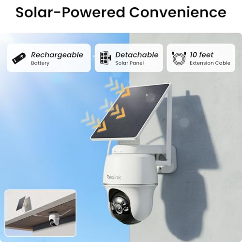 360° PT Solar Security Cameras Wireless Outdoor System 4 Pack