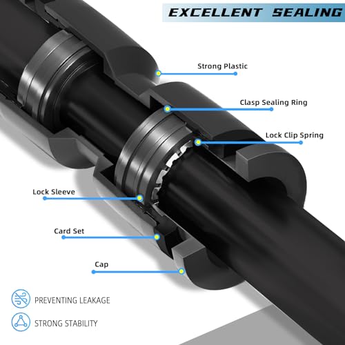 10PCS Push to (10PCS Two-Way Drip Irrigation Vortex Emitters)