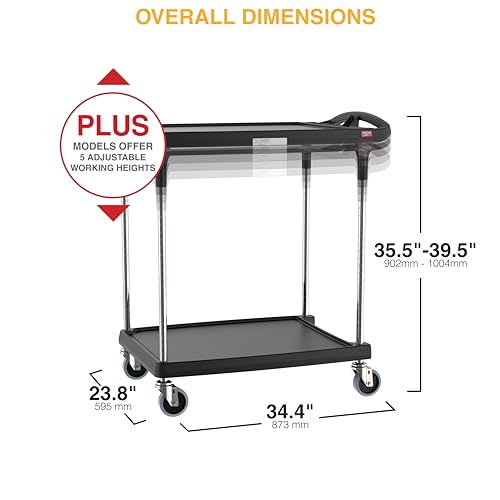 myCart Plus Utility Cart (Medium / 2 Shelves)