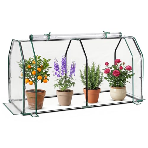 Portable Mini Greenhouse w (Clear)