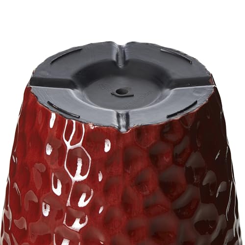 31" H Large Plastic Tall Planters (31"H / Gradient Red)