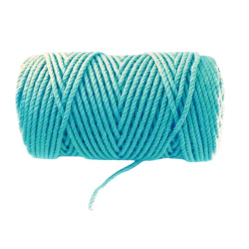 4mm x 200 Feet Blue Jute Rope (Blue / 4mm x 200 Ft)