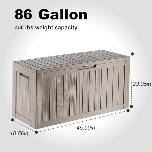 86 Gallon Deck Box (Grey / 86 Gallon)
