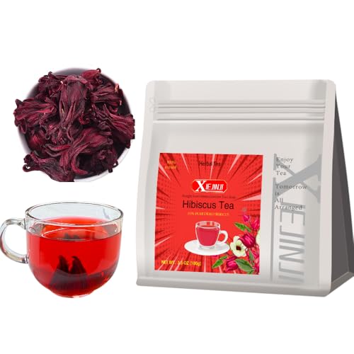 Hibiscus Tea Natural Dried Hibiscus Flowers (3.5 Ounce (Pack of 1))