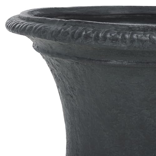 Outdoor Paven Outdoor Urn Planter (Black)