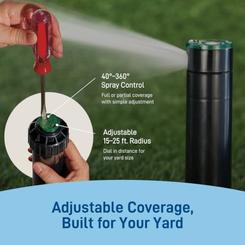 2-Zone All-in-One Automatic Watering System, DIY Lawn Kit - 50021 (Large Area)