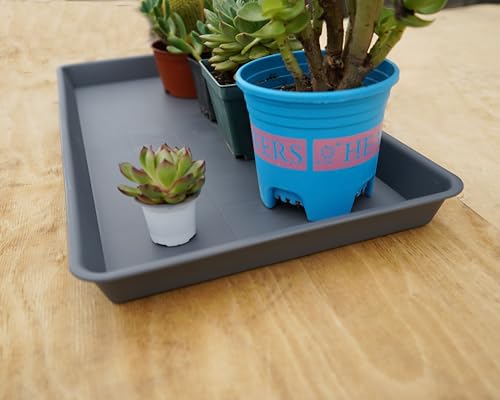 4 Pack Plant Saucer Tray Rectangular (4 Count)
