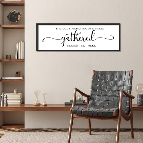 The Best Memories Are Made Gathered Around The Table Wall Decor (The Best Memories Are Made Gathered Around The Table / 16"x48")