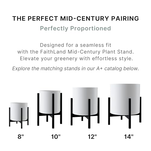 8 Inch Fiberstone Planter