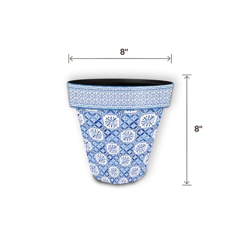 Everyday Planter 8.5" x 8.5" x 8.5" Mediterranean Small Planter (Mediterranean / Small)
