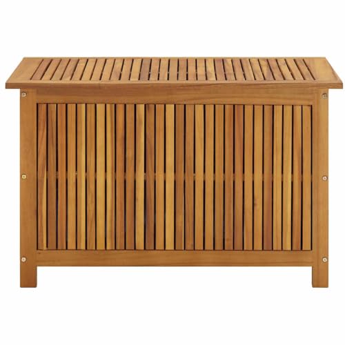 Garden Storage Box 35.4"x19.7"x22.8" Solid Wood Acacia (35.4" x 19.7" x 22.8")