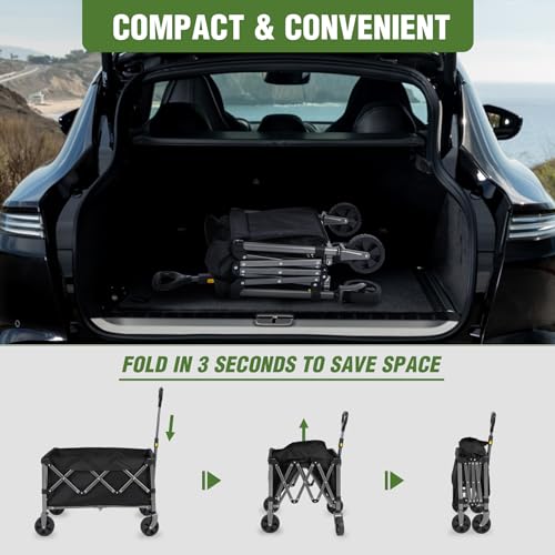 Collapsible Wagon with Wheels (Small-380LB)
