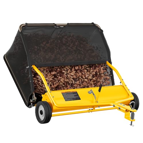 42" Lawn Sweeper Tow Behind (42 inch / Yellow)