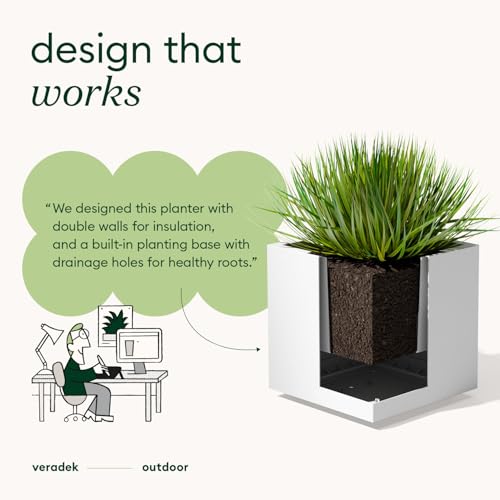 Block Series Cube Planter (2 Count)