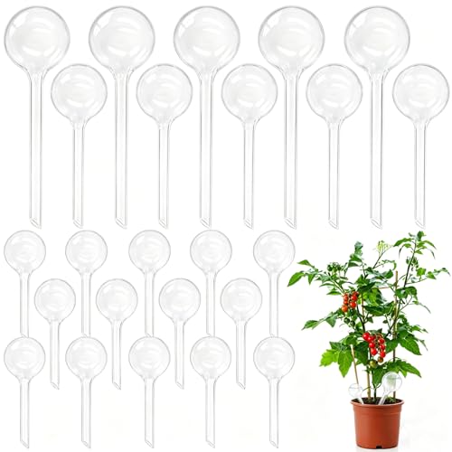 24 Pcs Plant Watering Globes (5 Large+5 Medium+14 Small)