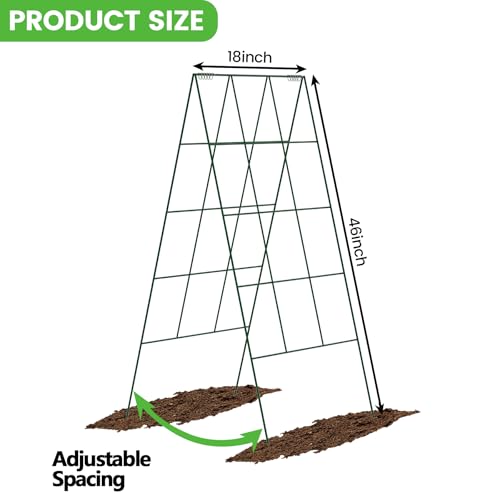 Foldable Cucumber Trellis (46" L x 18" W)