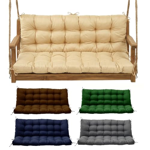 Porch Swing Cushions (Khaki / 60x40in)