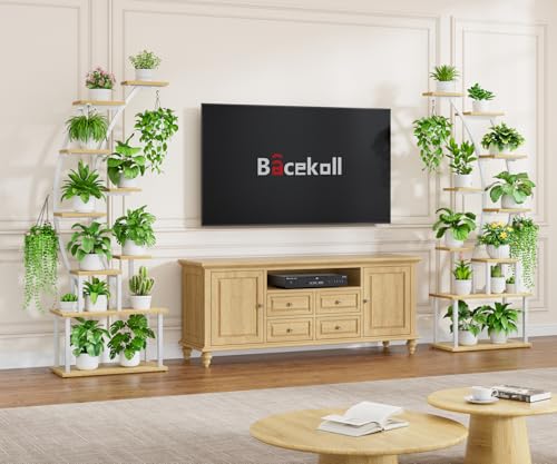 2 Pack Plant Stand Indoor with Grow Lights