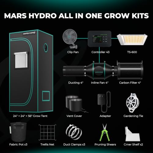 Smart Grow Tent Kit 2x2 (24" × 24" × 56" TS-600 with iControl)