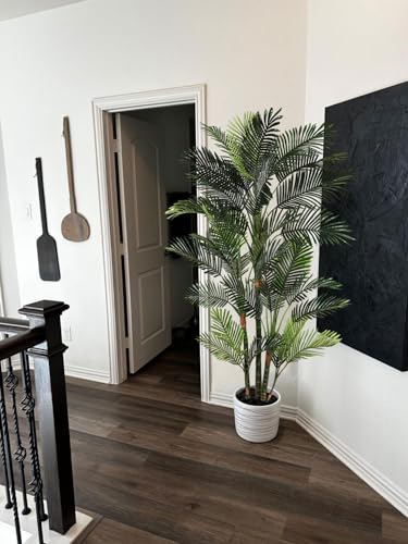 6ft Artificial Golden Cane Palm Tree for Home Decor (Palm Tree (6ft) / 6ft)