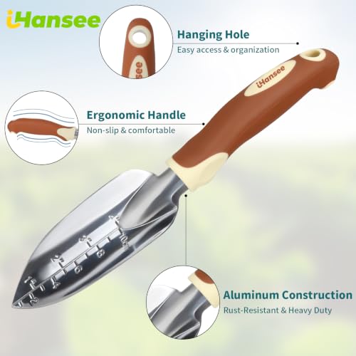 Brown Garden Tool Sets (brown-4pcs)