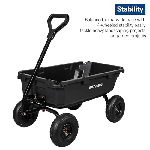 900 lbs Poly Garden Dump Cart