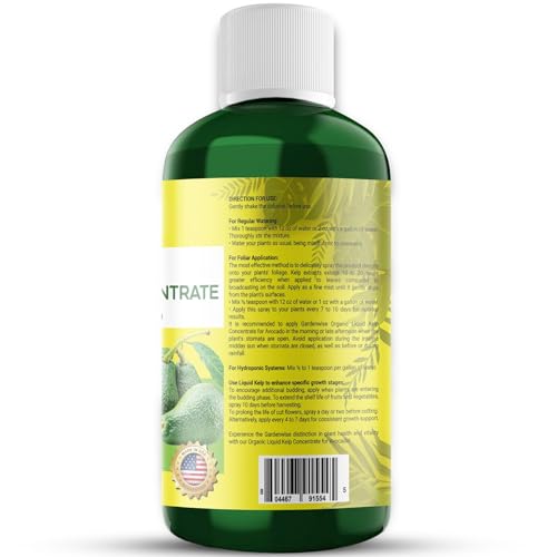 Organic Premium Kelp Seaweed Fertilizer (8 Fl Oz)