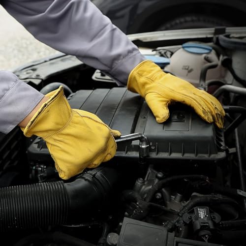 Leather Work Gloves for Men