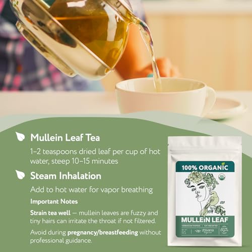 Organic Mullein Tea Loose Leaf 2oz (2 oz)