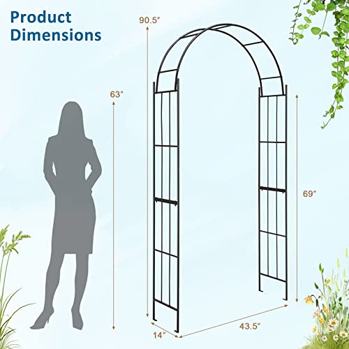 Garden Arch Trellis (43.5"W x 90.5"H)