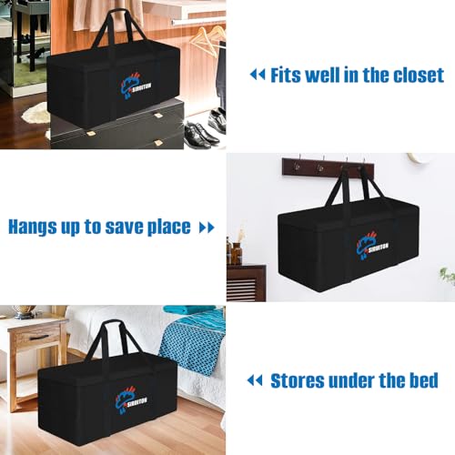 2P 69in Outdoor Cushion Storage Bag (Black / 2P-69x29.5x21.6in)