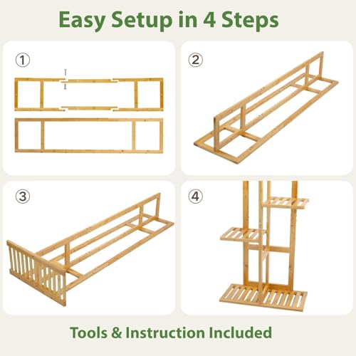 Plant Stand Indoor 6 Tier (Natural)