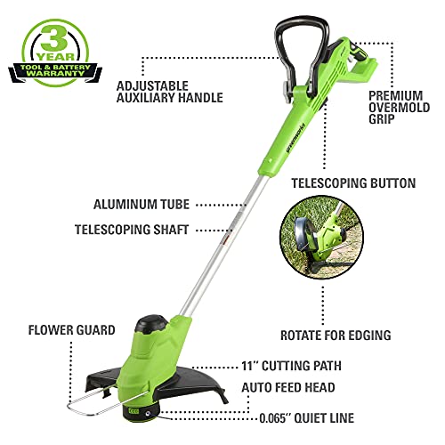 24V 11" Cordless TORQDRIVE™ String Trimmer (String Trimmer / 11" (Battery Included))