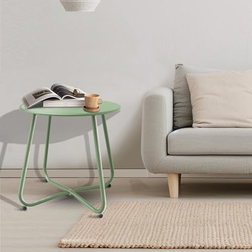 Bean Green Patio Side Table
