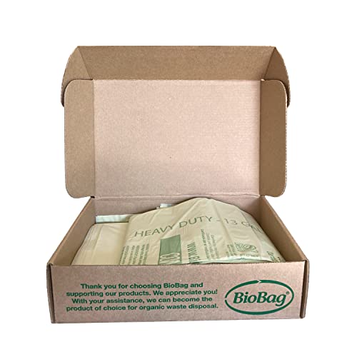 13 Gallon Tall Compostable Thick Trash Bags by BioBag (13 Gallon Tall (THICK))