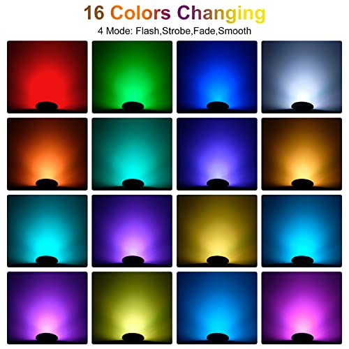 RGB Pond Lights LED Underwater (6 Count)