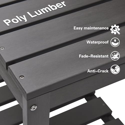 Outdoor Potting Bench (Gray)
