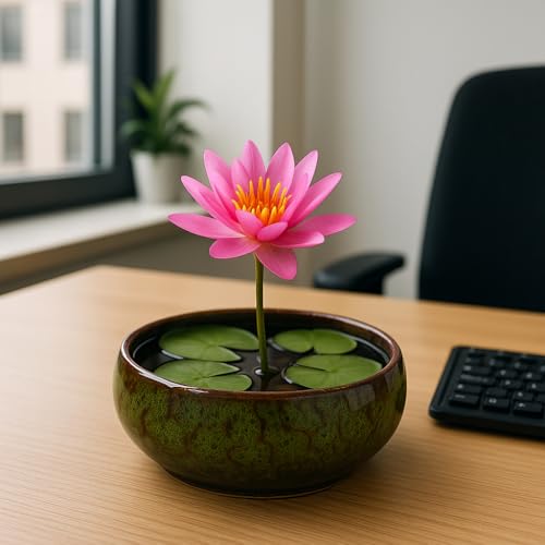 Lotus Bowl Planter (Black)
