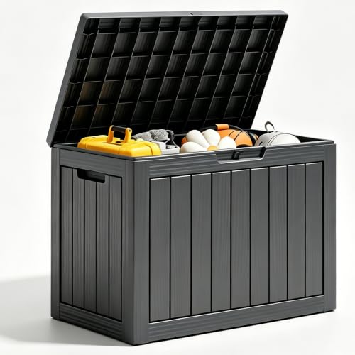 50 Gallon Outdoor Storage Box (Black / 50 Gallon)