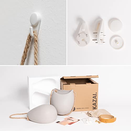 Wall Planters (Set of 2 - Large / Light Grey (Matte))