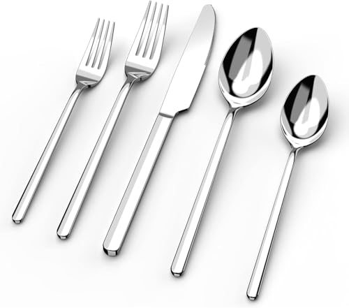 Silverware Set (5 Piece / Silver)